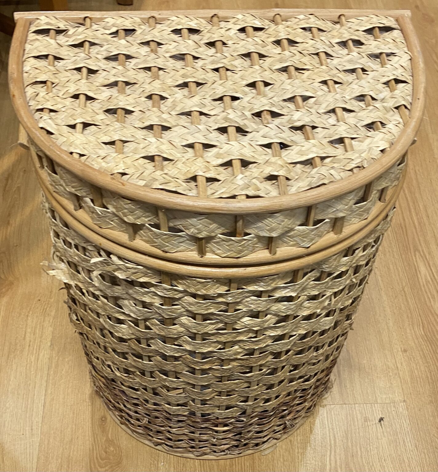 Small Wicker Laundry Basket The 2nd Hand Shop