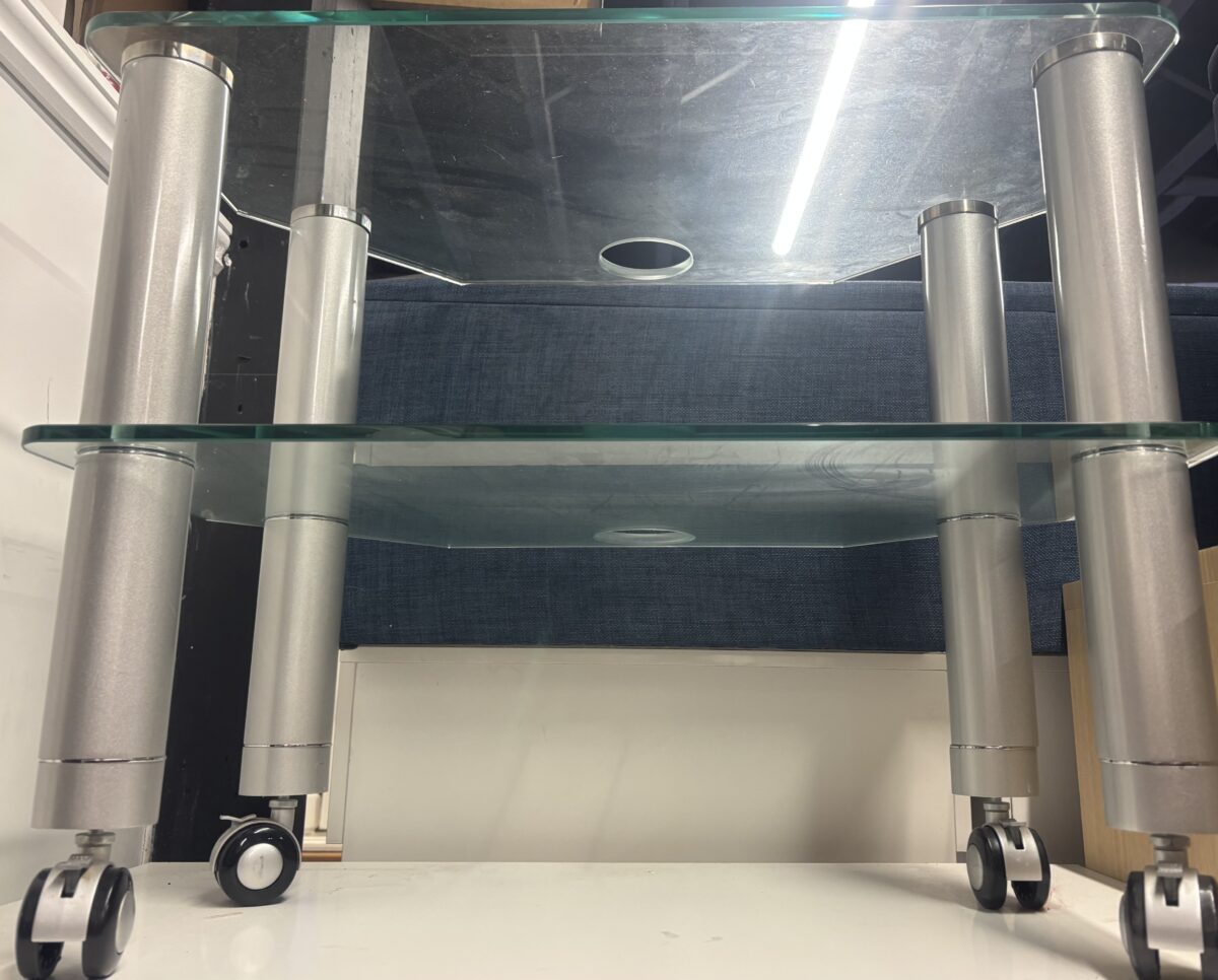 Glass TV unit
