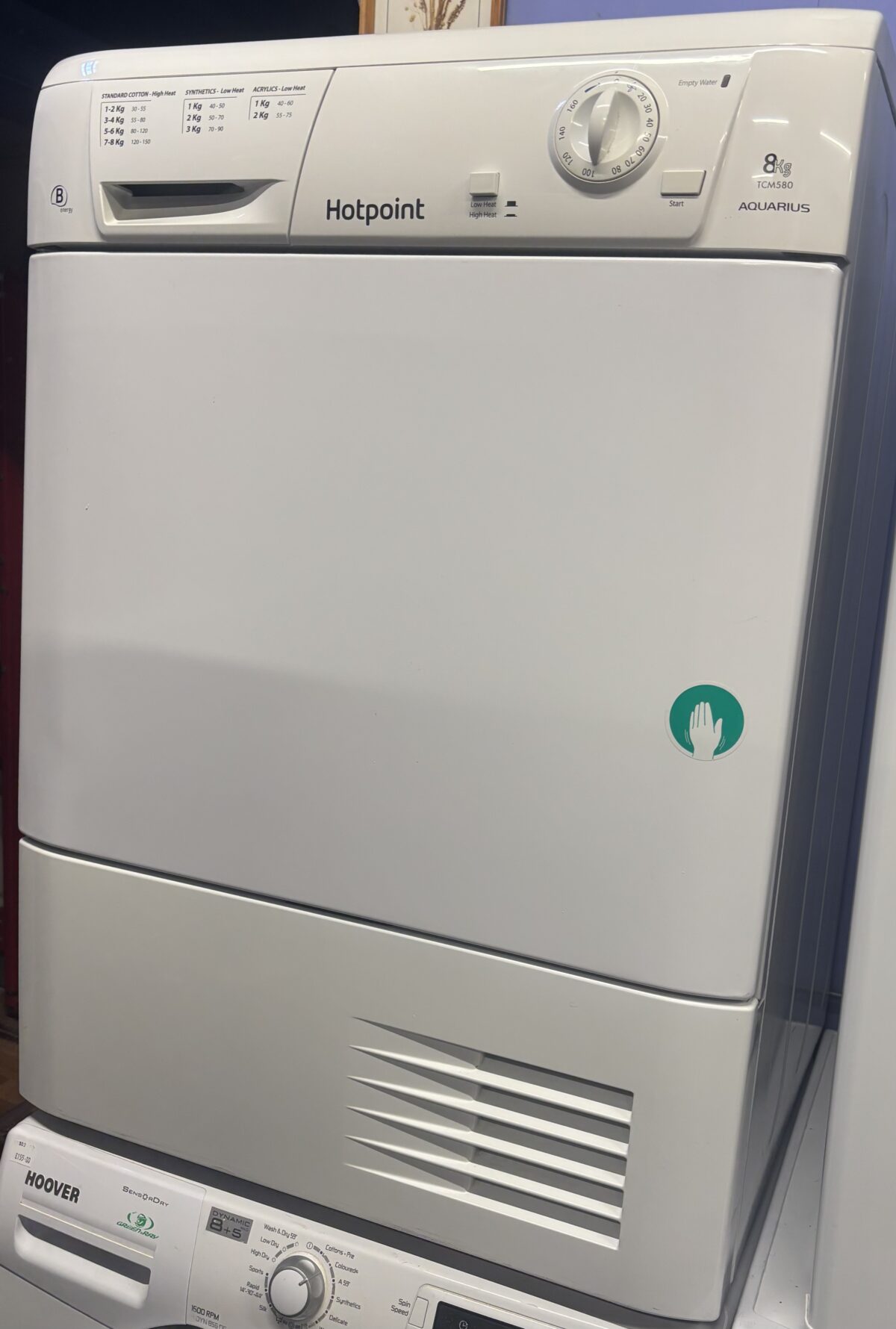 Hotpoint condenser tumble dryer 8kg