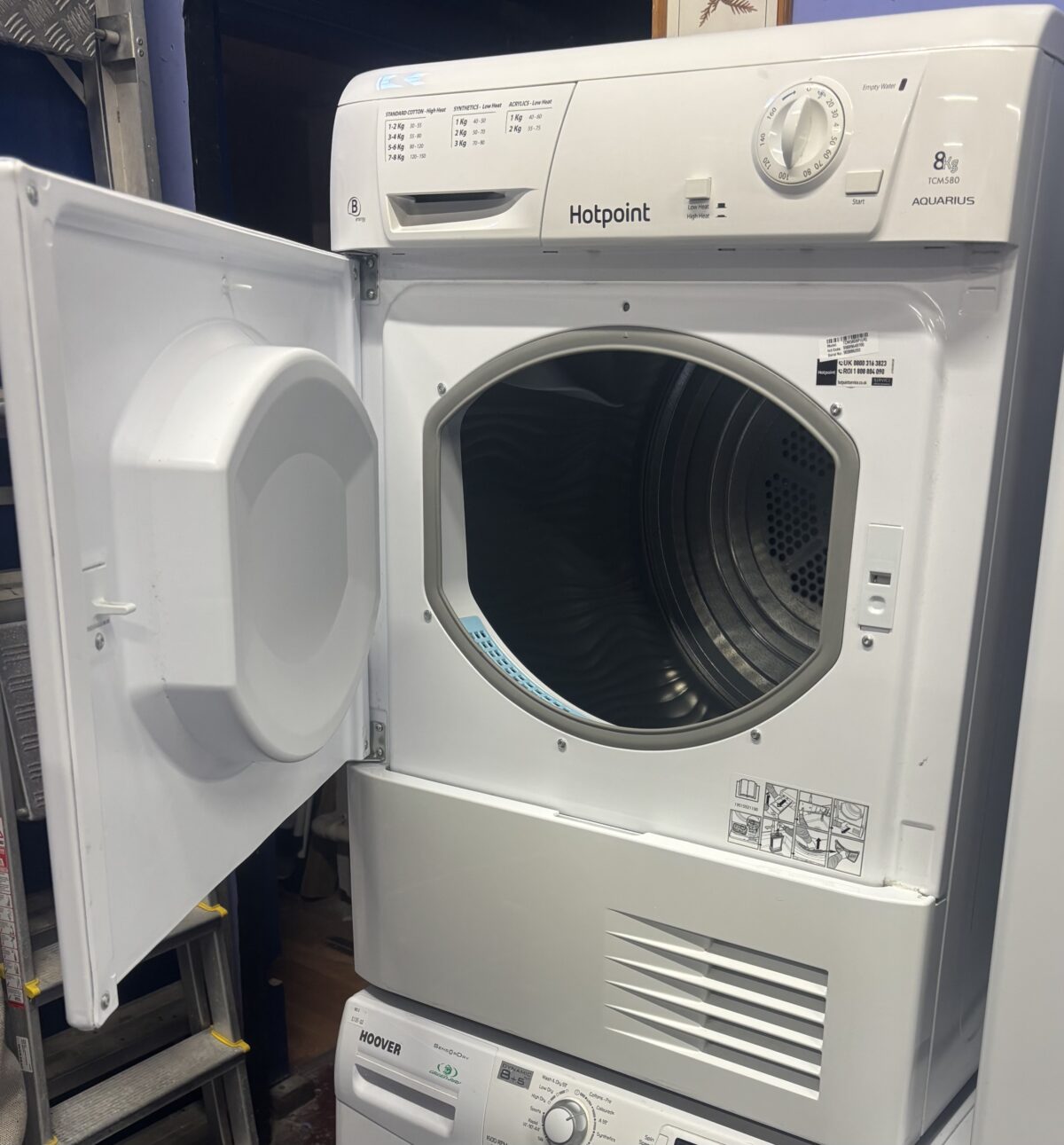 Hotpoint condenser tumble dryer 8kg - Image 2