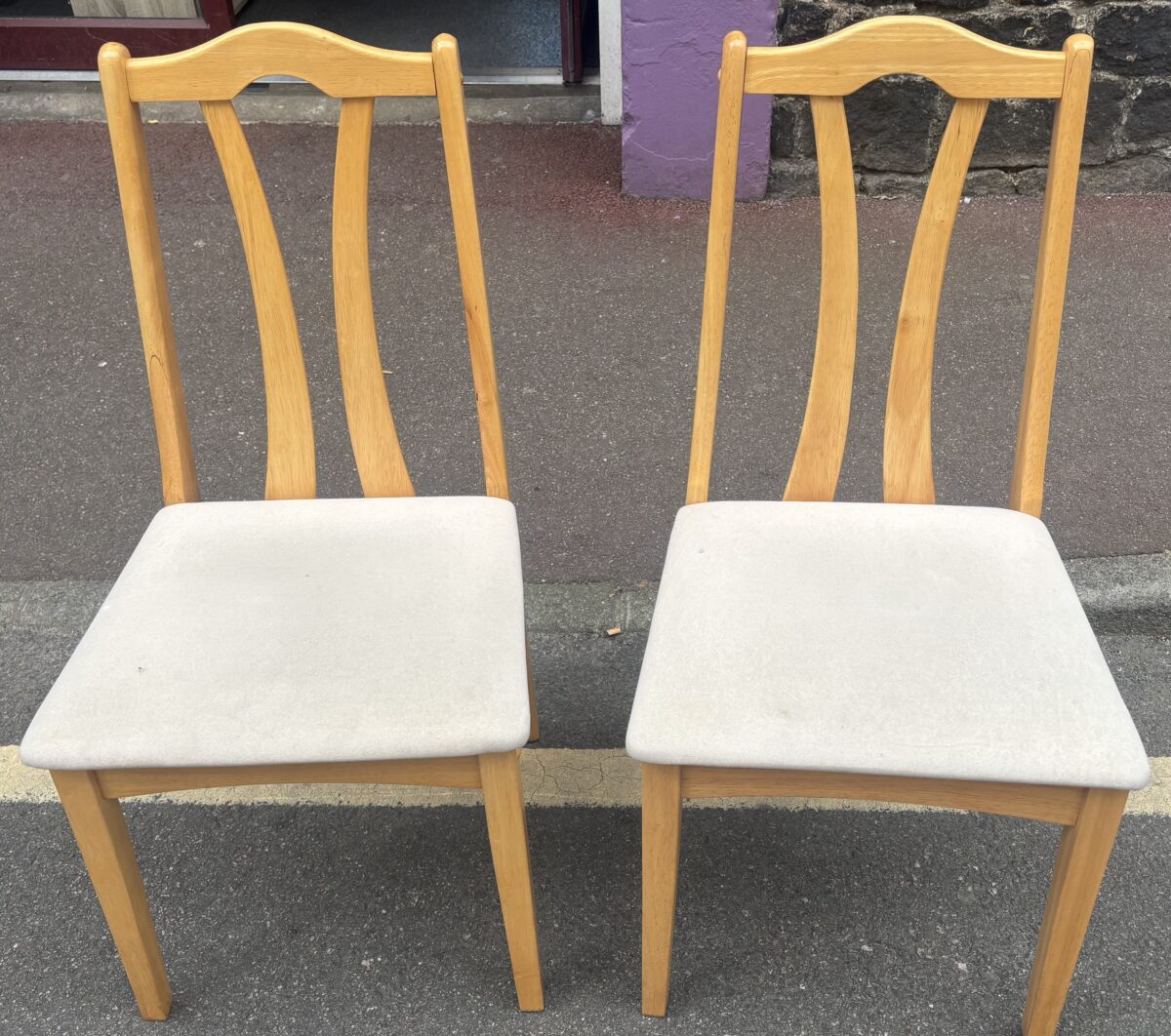 Dinning chairs x2 - Image 2