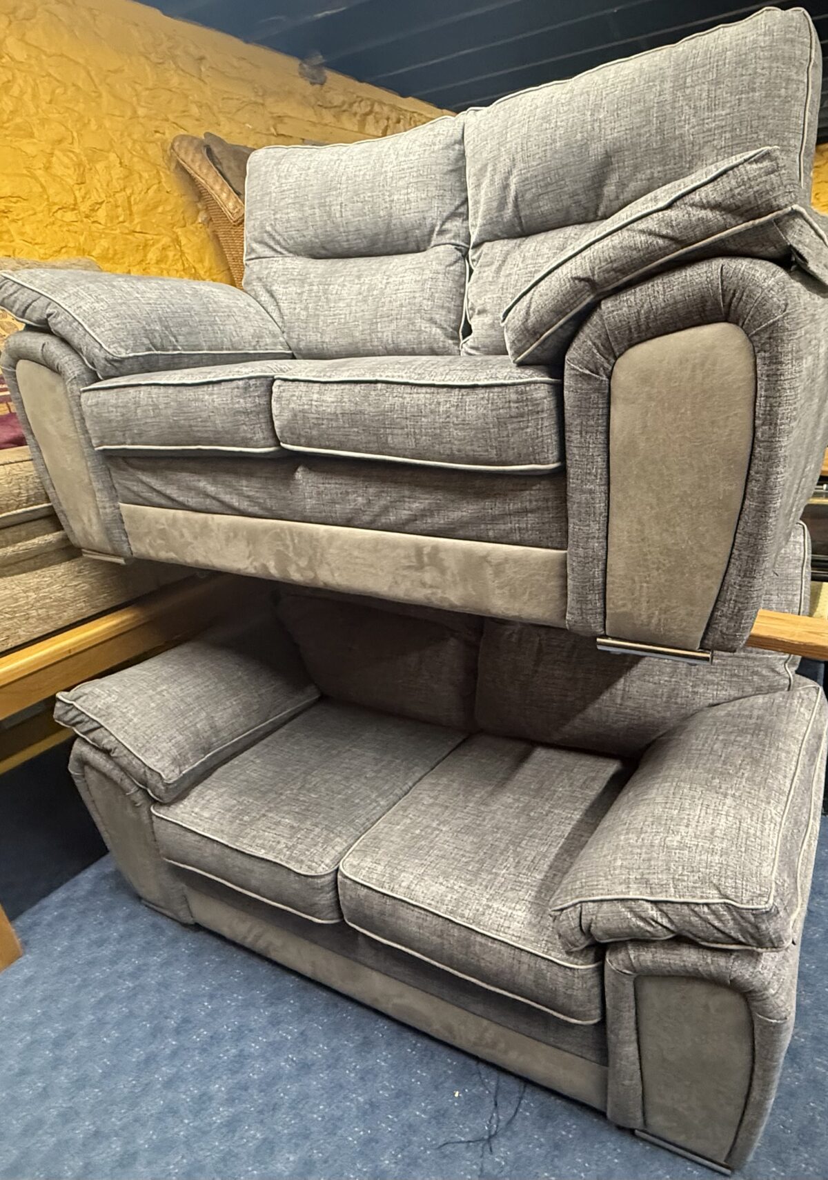 2 seater sofa x 2