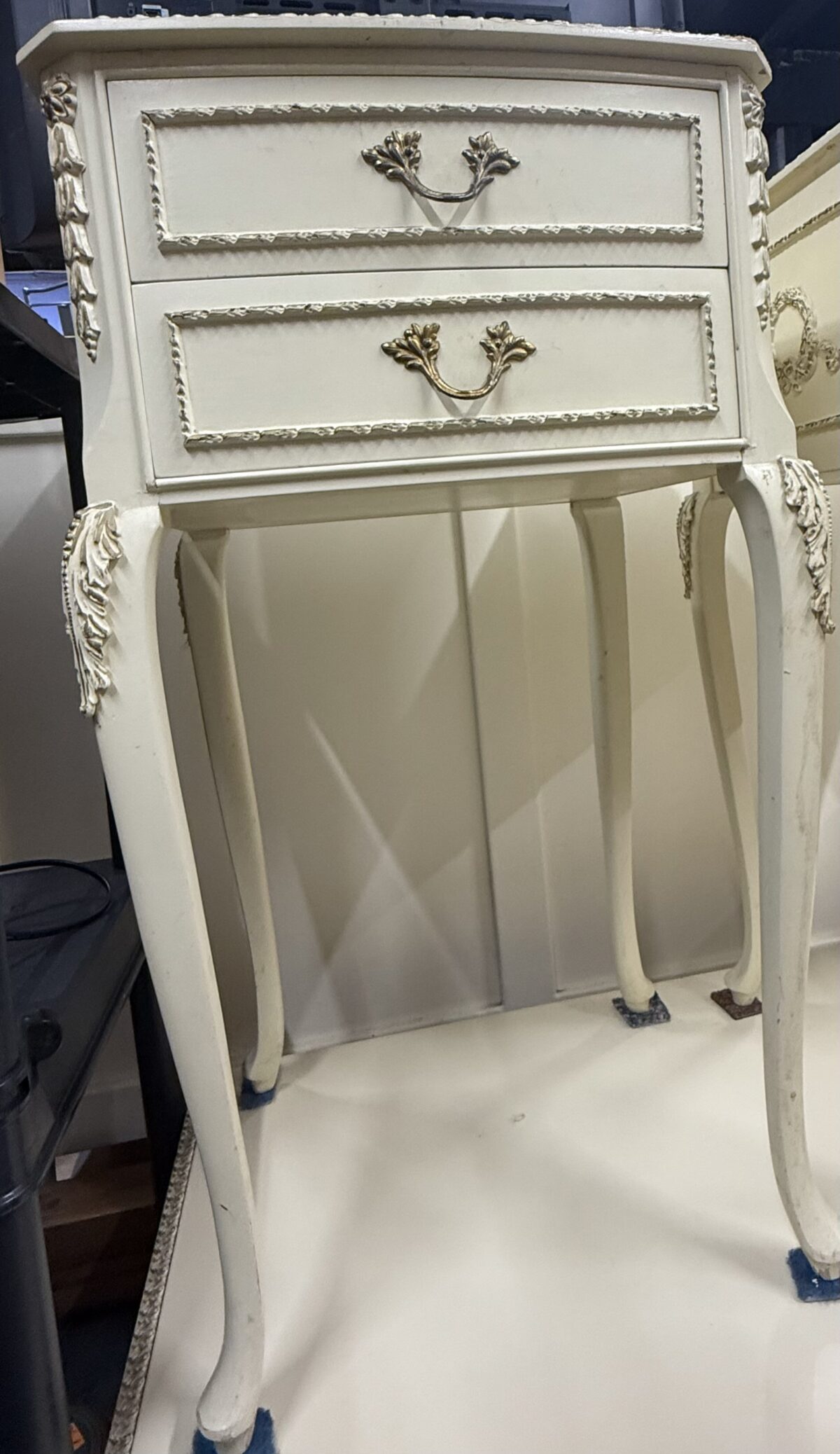 Mary Antoinette style bedside unit