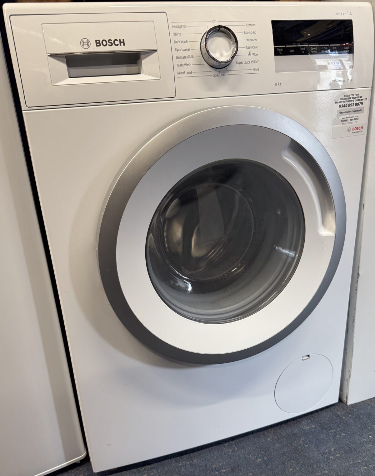 Bosch 8kg washing machine